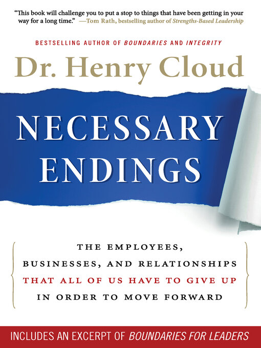 Title details for Necessary Endings by Henry Cloud - Wait list